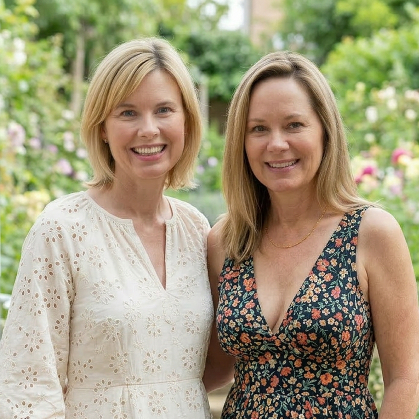 Jody Giles with her best friend Nancy Lynn